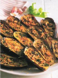 Italian Eggplant with garlic