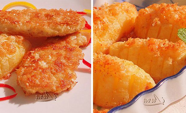 Chicken mini-schnitzel with potatoes Slovak