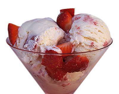 Strawberry ice cream