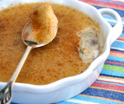 Creme brulee with cinnamon