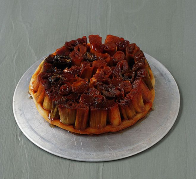 Cake of leeks