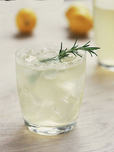 Lemonade with herbs