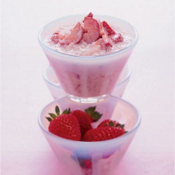 Strawberry risotto