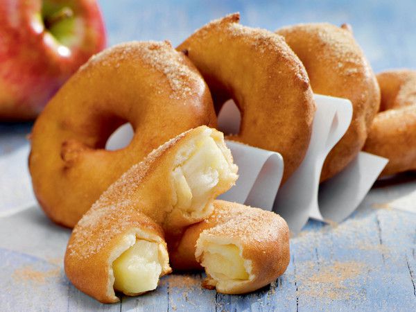 Donuts with apple filling