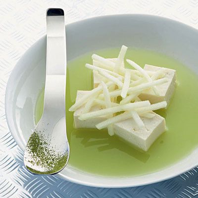 Tofu with apples