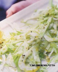 Fennel salad with celery