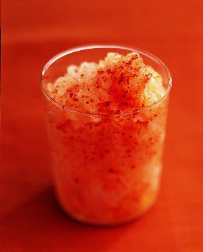 Granite with red pepper