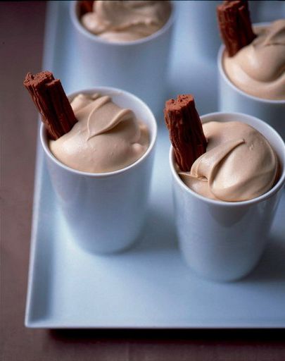 Chocolate mousse with 