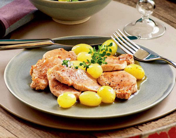 Escalope in honey sauce