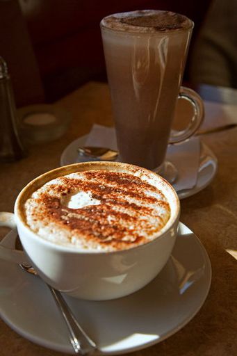 Hot chocolate with cinnamon