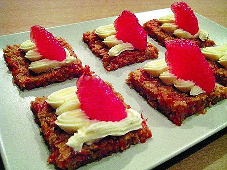 Cakes with grapefruit