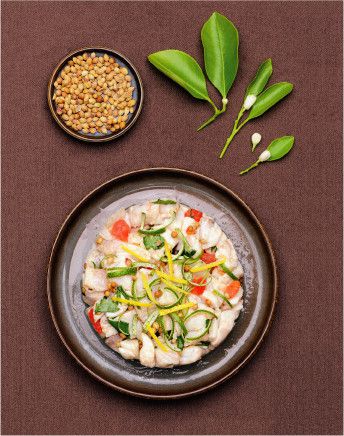 Ceviche of sea bream with lime