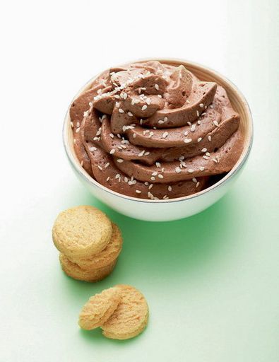 Chocolate mousse with tofu