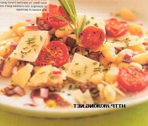 Bean Salad with roasted tomatoes