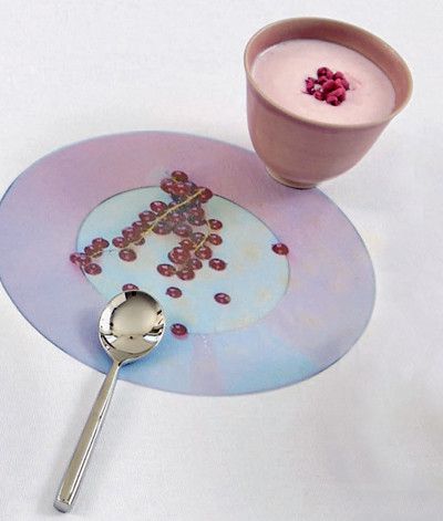 Lassi with rose water