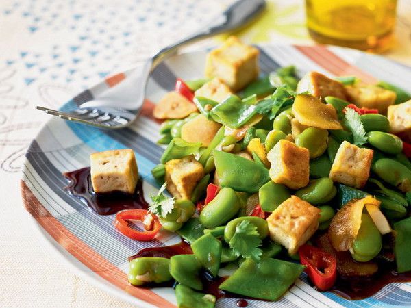 Sauteed tofu