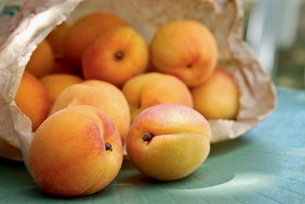 Apricot puree with rice