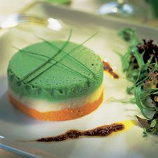 Mousse of three kinds of vegetables