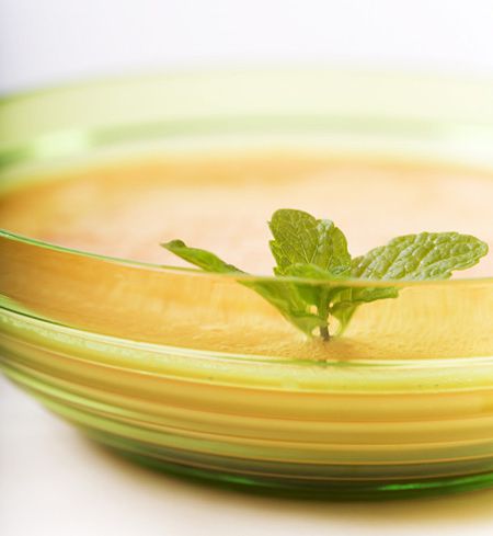 Cold melon soup