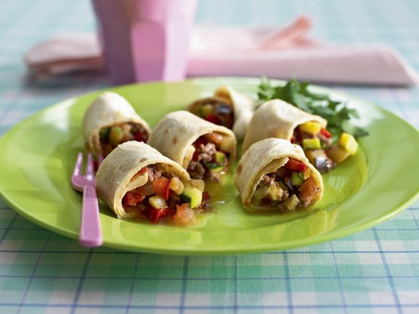 Flatbread with ratatouille
