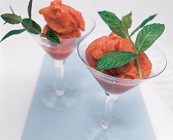 Strawberry sorbet life is getting better