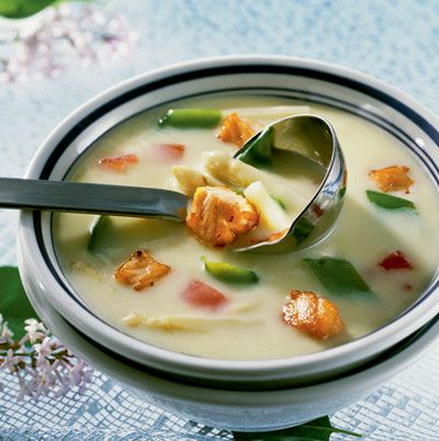 Vegetable soup with beans