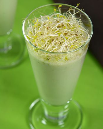 Spring vegetable smoothies