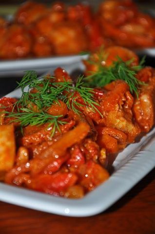 Fish marinated