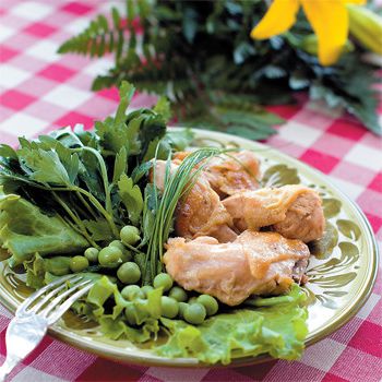 Chicken in white sauce from Ella's Martineau