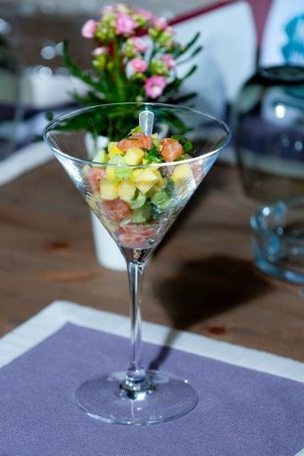 Ceviche of Norwegian salmon