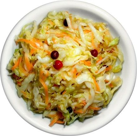 Cabbage fermented