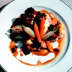 Chicken breast with sour cream and tarragon from Jerome Laurent