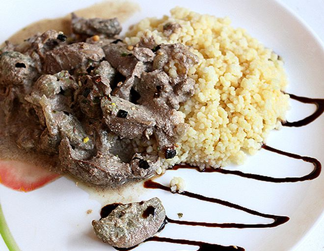 Tender chicken liver multivarka