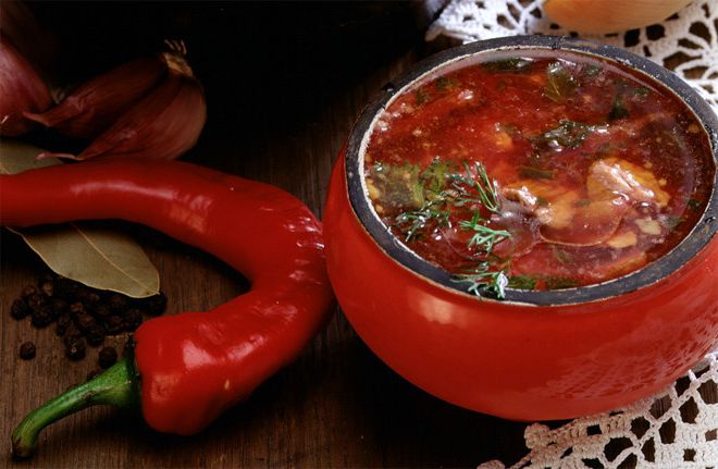Soup with sauerkraut