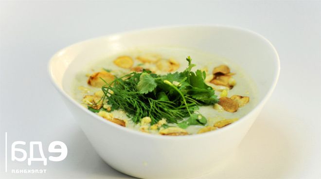 Potato and mushroom cream soup