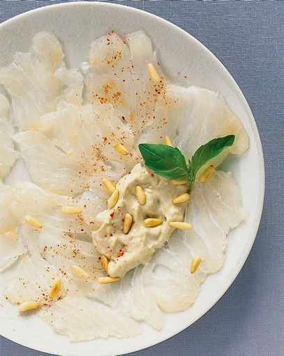 Carpaccio of sea bream