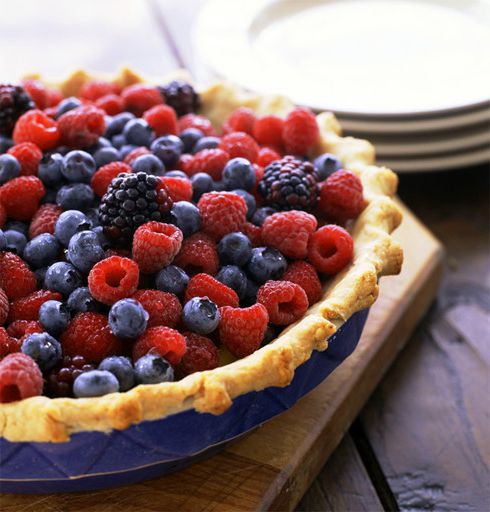 Berry pie in multivarka