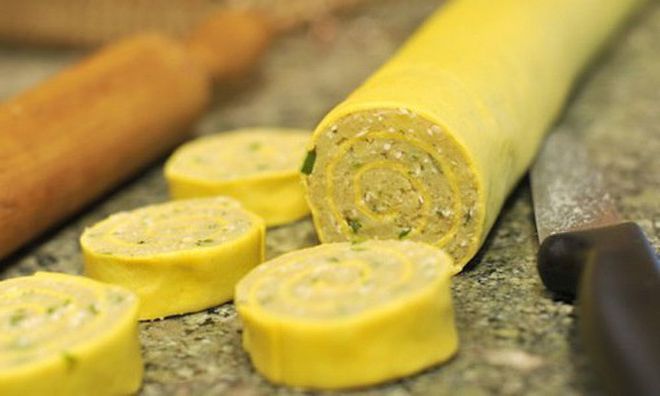 Rolls of potatoes 