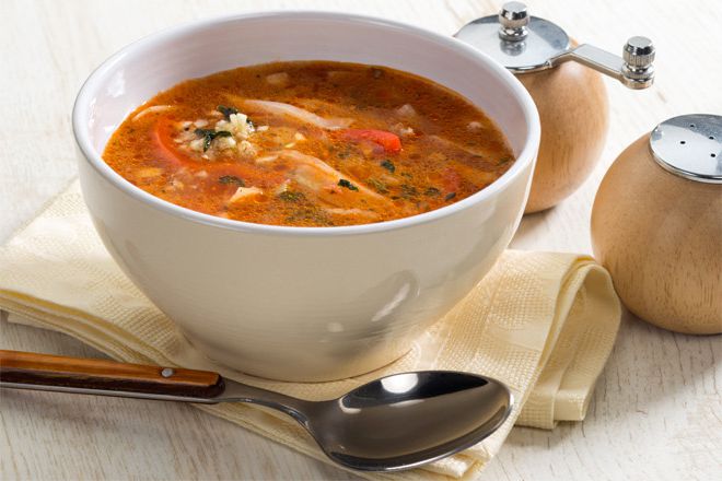 Meatless soup