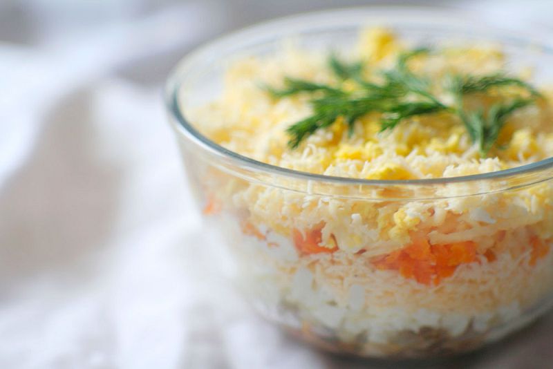Mimosa salad