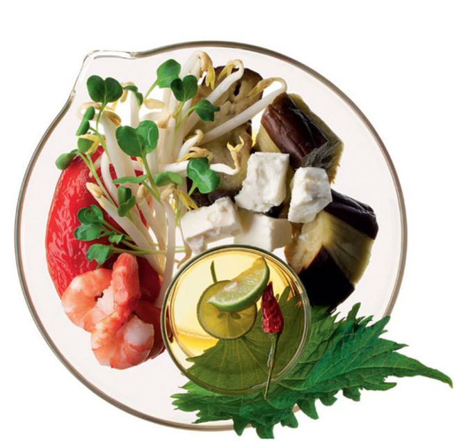 Salad of soy in Greek