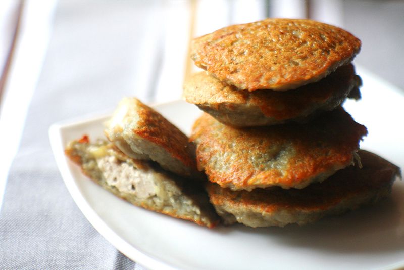 Potato pancakes with meat