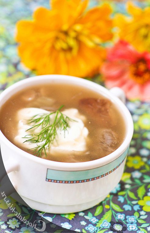 Mushroom soup from Julia Vysotsky