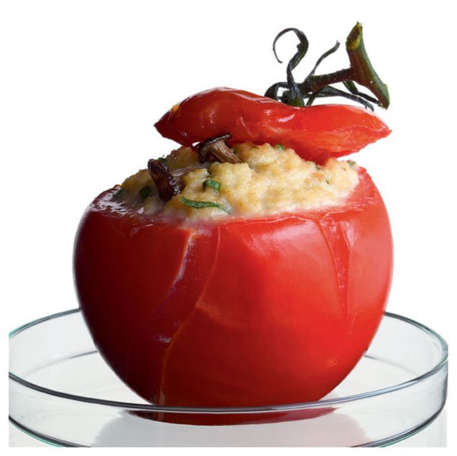 Tomatoes with tofu