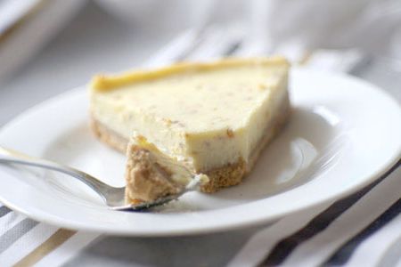Cheesecake with white chocolate