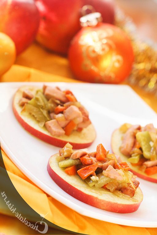 Snack on apple slices