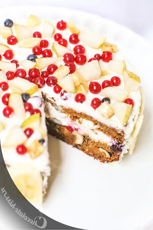 Carrot Cake with curd cream