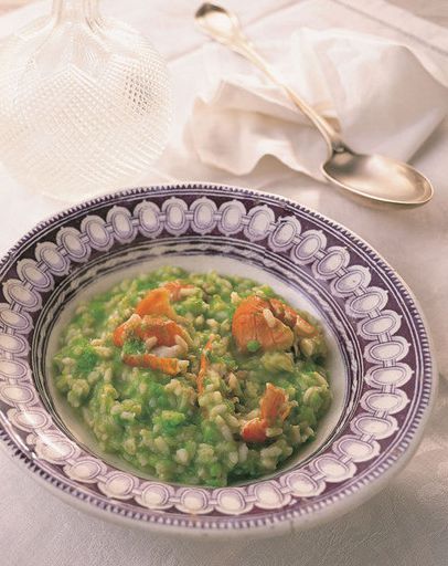 Risotto with langoustines