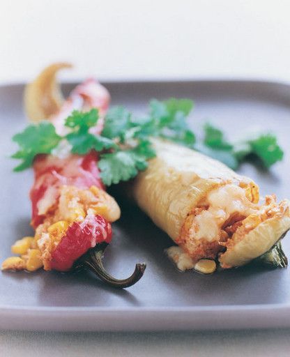 Peppers stuffed with corn