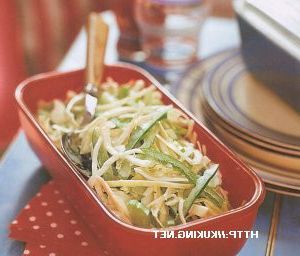 Cabbage salad Creole trinity